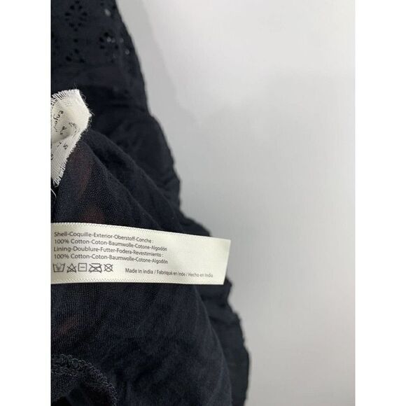 NEW FREE PEOPLE FP ONE Sz S SHAILEE CROCHET LACE GAUZE EMBROIDERED SLIP - Picture 9 of 10